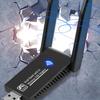 2.4G/5Ghz WiFi USB Adapter Dual Band Wireless Network Card 1300Mbps WiFi Dongle  Office Use