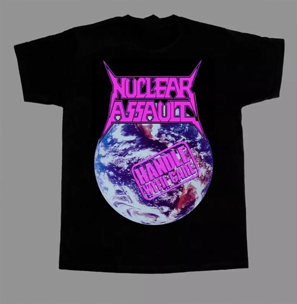 

NUCLEAR ASSAULT T Shirt Black Men And Women All Size S-5XL Unisex T-Shirt L