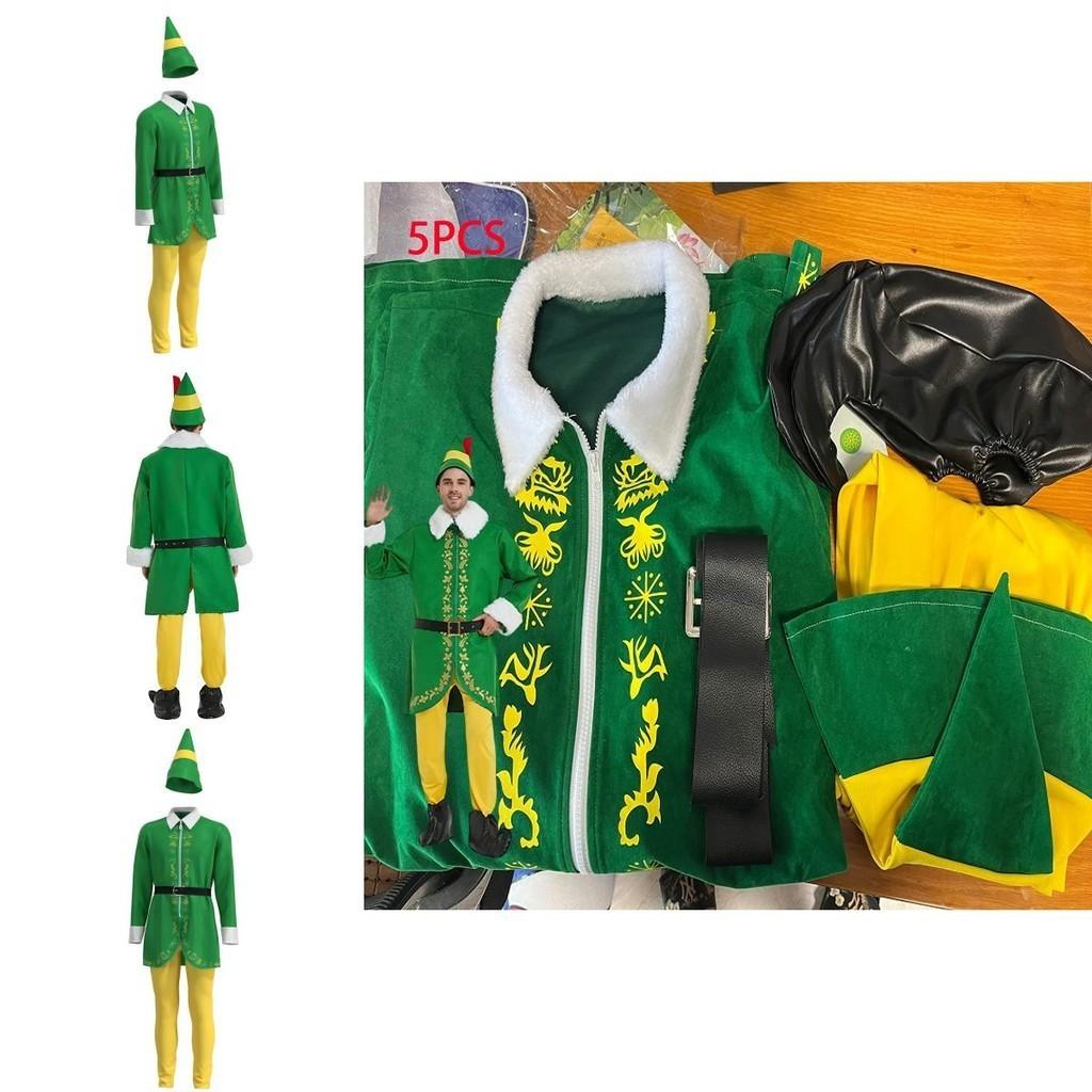 Costumi Cosplay da Elfo di Halloween per Uomo Perfetti per Natale e Feste a Tema