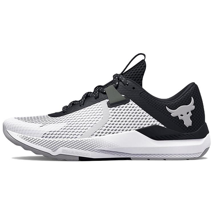 Under Armour Project Rock BSR 2 White Black Men s 3025081-100 EU 41