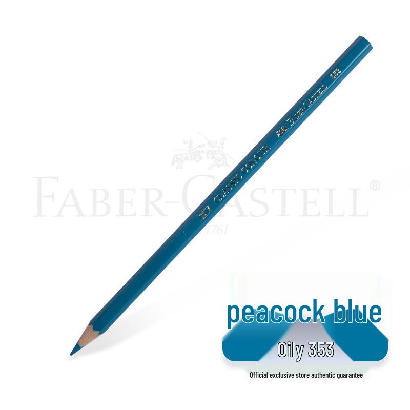 Faber-Castell Art Oil-Based Colored Pencils Set - Red, White, Black, and 60 Single and Complementary Colors.