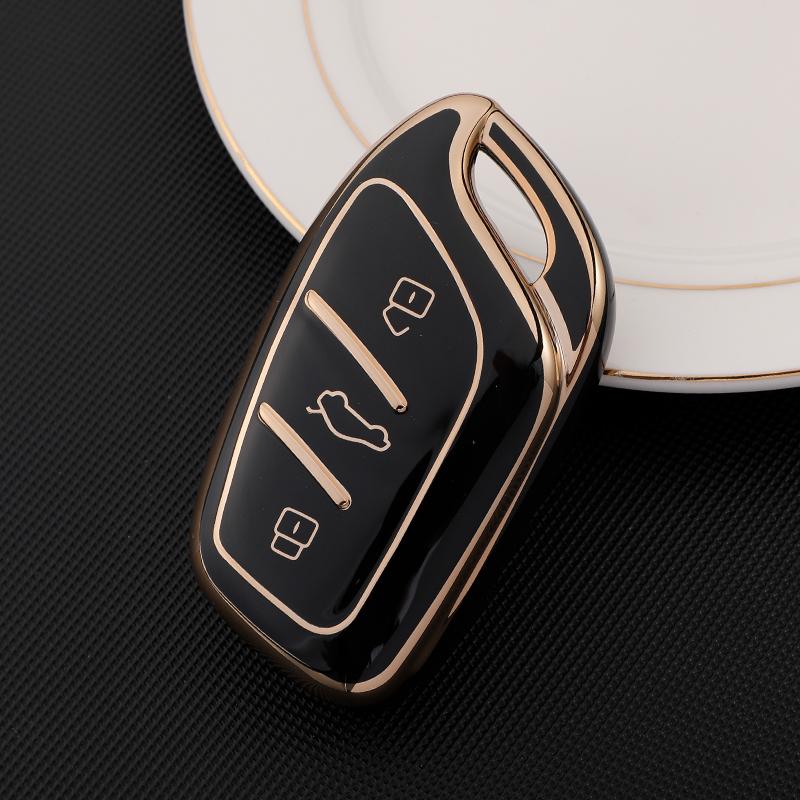Soft TPU Shell Car Key Case Cover for Saic MG ZS EV MG6 EZS HS EHS 2019-2022 Roewe RX5 I6 I5 RX3 RX8 ERX5 MG5 Car Accessories