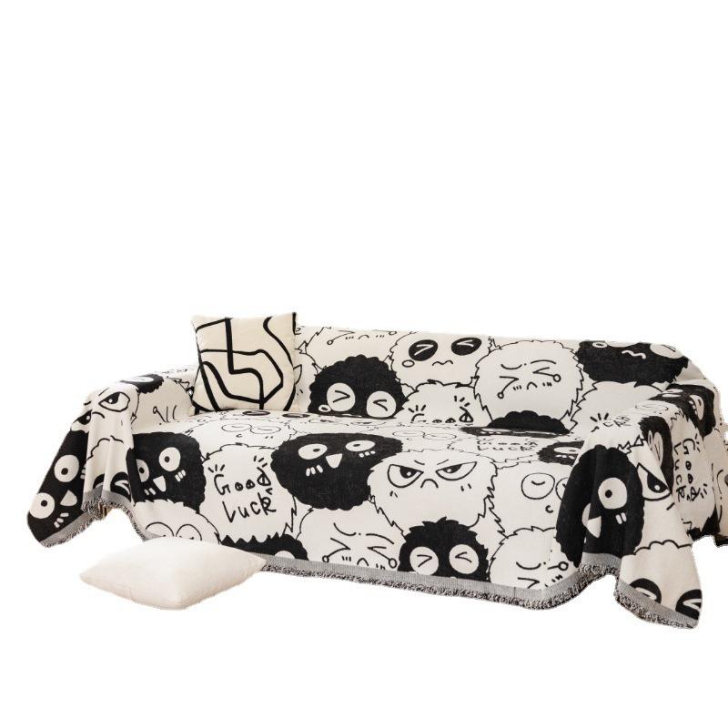 Light luxury modern simple chenille sofa all-inclusive cover towel universal in all seasons thickened dust-proof sofa cloth sofa towel