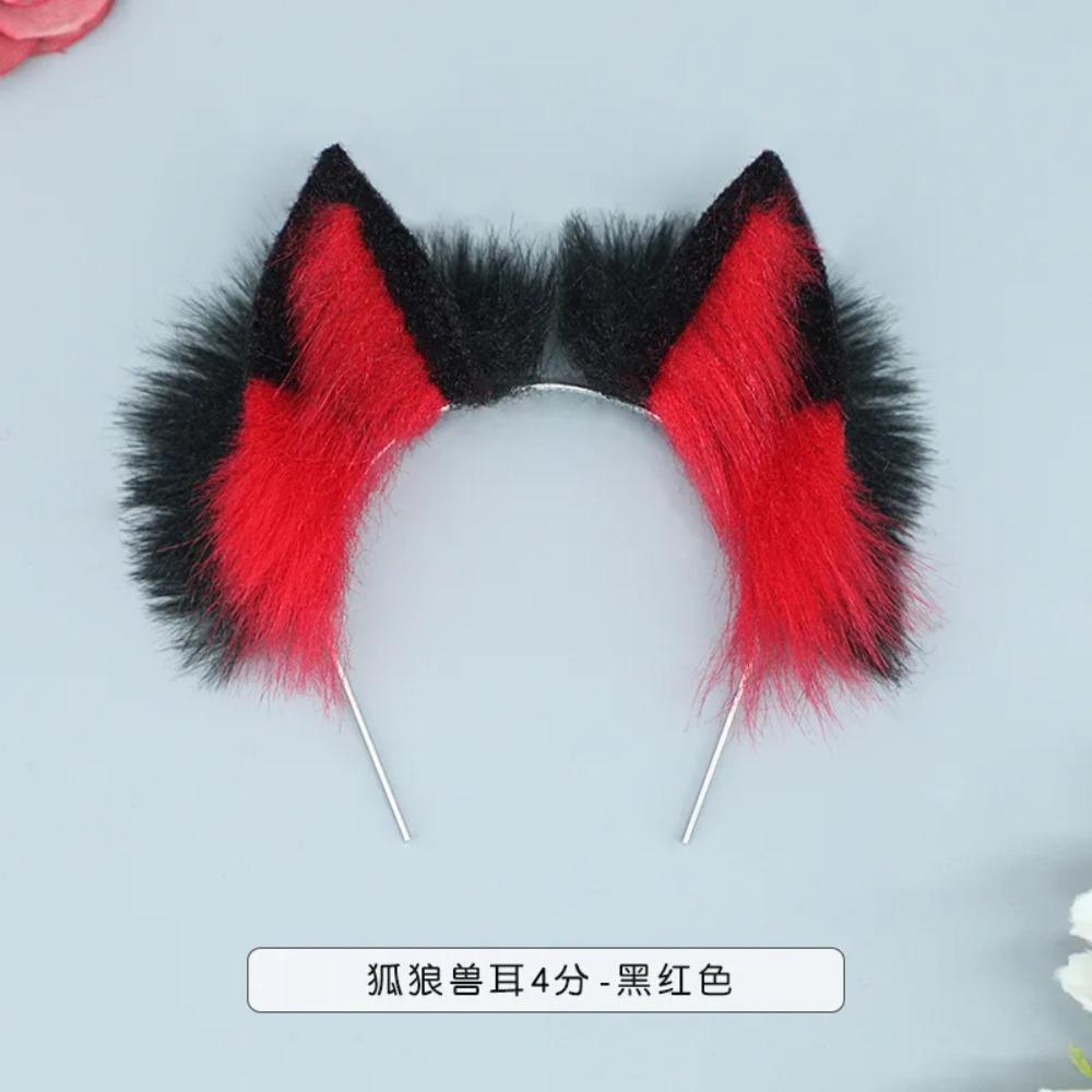 

For 1/3 BJD 1/4 BJD Doll Wolf Ears Animal Headband Dress Up DIY Gift Doll Accessories Sitting Party Game DIY Gift Toys for 1 3 bjd doll
