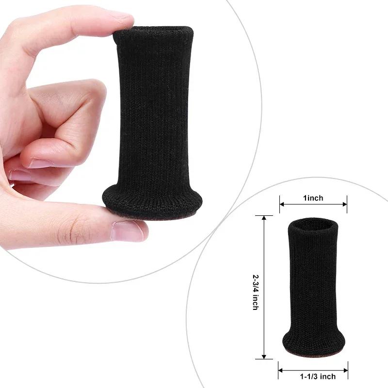 Multi-Color Knitted Silicone Chair Leg Socks with Anti-Slip Design for Floor Protection Prevent Scratches and Reduce Noise