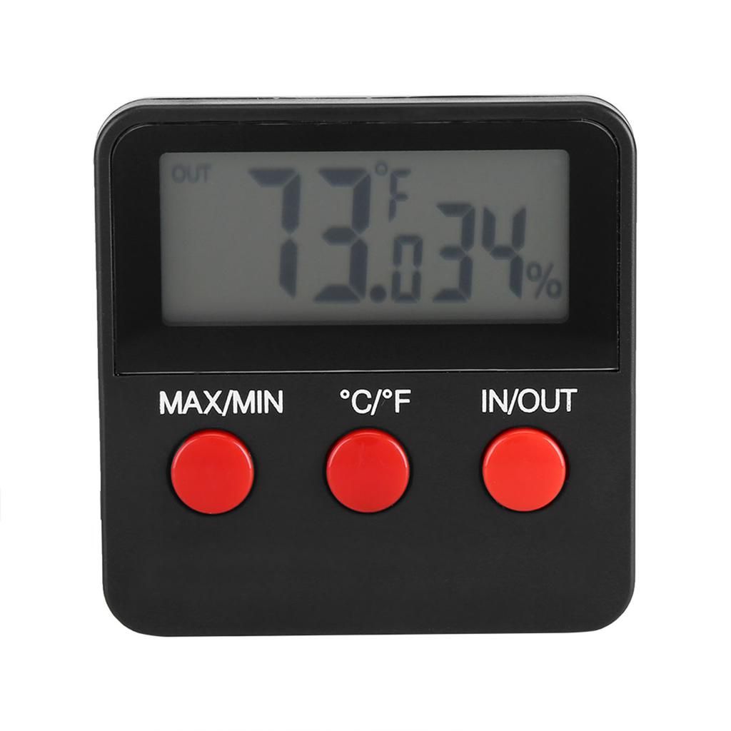 Digital LCD Thermometer Hygrometer Temp Humidity Monitor Meter for Egg Incubator Pet Keeping