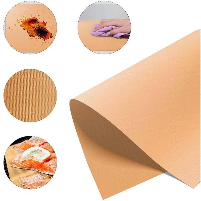 Durable Non-stick Bbq Mat Perfect For Outdoor Grilling And Baking
