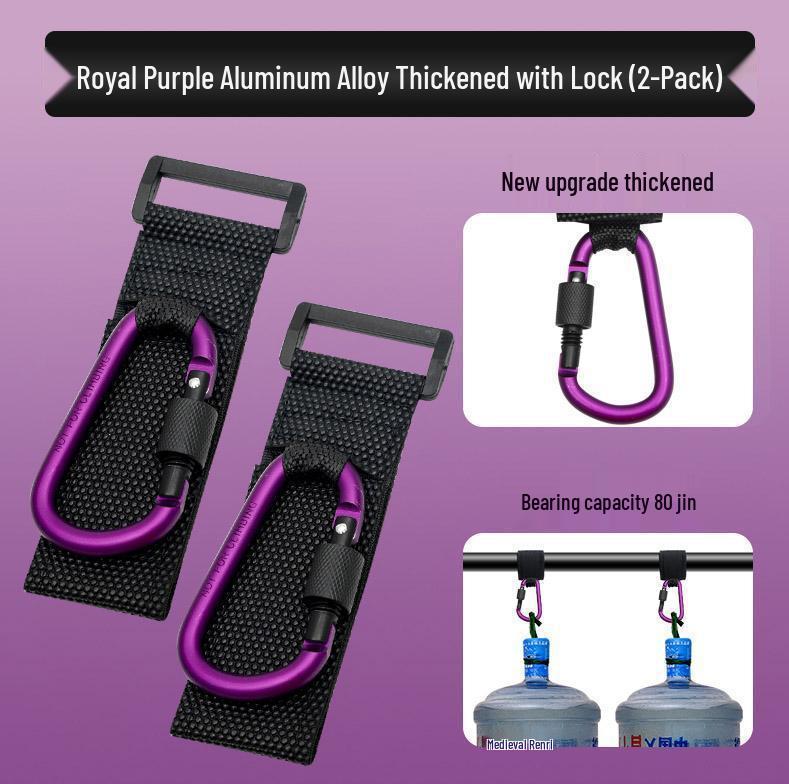 Univerzální hák na helmu a řídítka pro elektromobil, bez nutnosti vrtání.