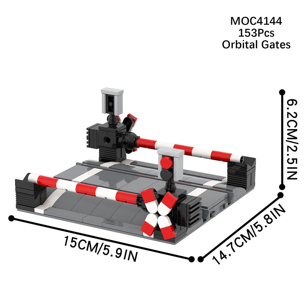 MOOI Stadt Öffentliche Einrichtungen Mobile Toiletten Telefonzellen Mülleimer Schaukelstühle Modellbausteine Montessori-Spielzeug MOC-Bausteine
