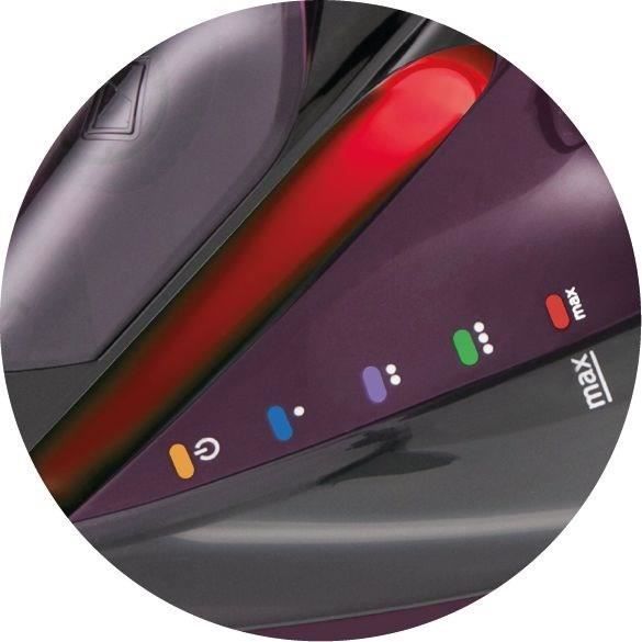 Bügeleisen - RUSSELL HOBBS - Colour Control Pro Iron Ultra - 2800 W - Schwarz / Lila