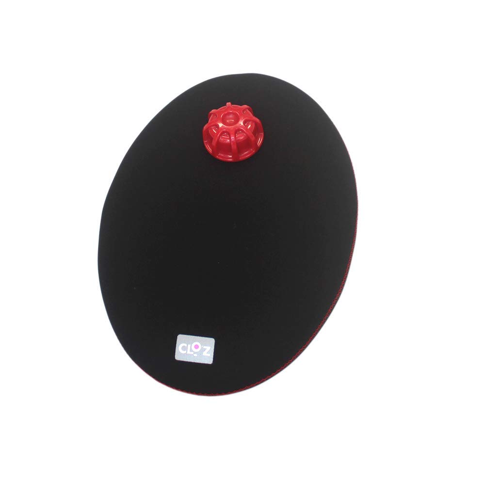 

CLO Z Soft Hot Water Bottle, Egg-Shaped (Black)
