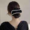 White/Black Hair Accessories, Elegant Camellia Fabric Hair Bands And Hair Accessories