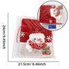 Holiday Christmas Adorable Cartoon Candy Boxes Plush Drawstring Pouches For Gifts
