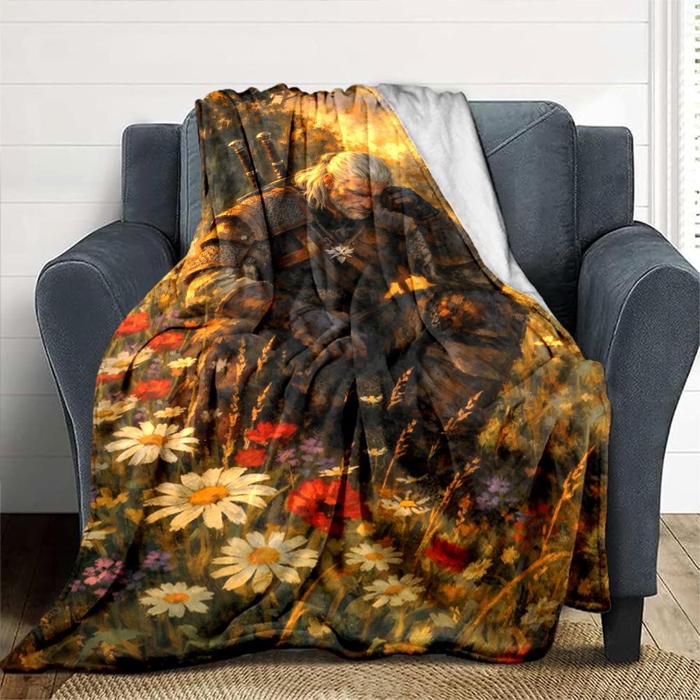 The Witcher 3 Blanket Durable Comfort Great For Office Office Chair Picnics For All Seasons Warmthful Decor Perfect Gift For Relatives And Friends