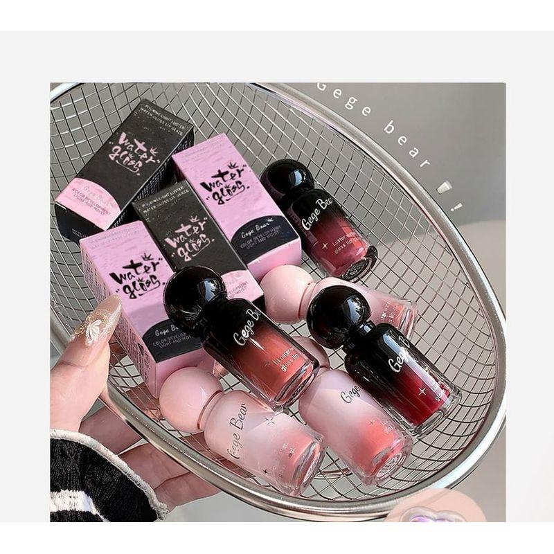 Gege Bear - Luster Water Gloss Liquid Lipstick - 6 Colors