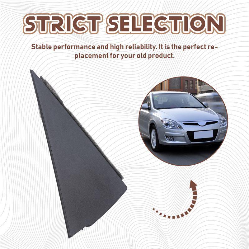AA92-Car Left Rear Door Delta Molding For I30 Sedan 2008-2011 Car Replacement Spare Parts Accessories 838302L000