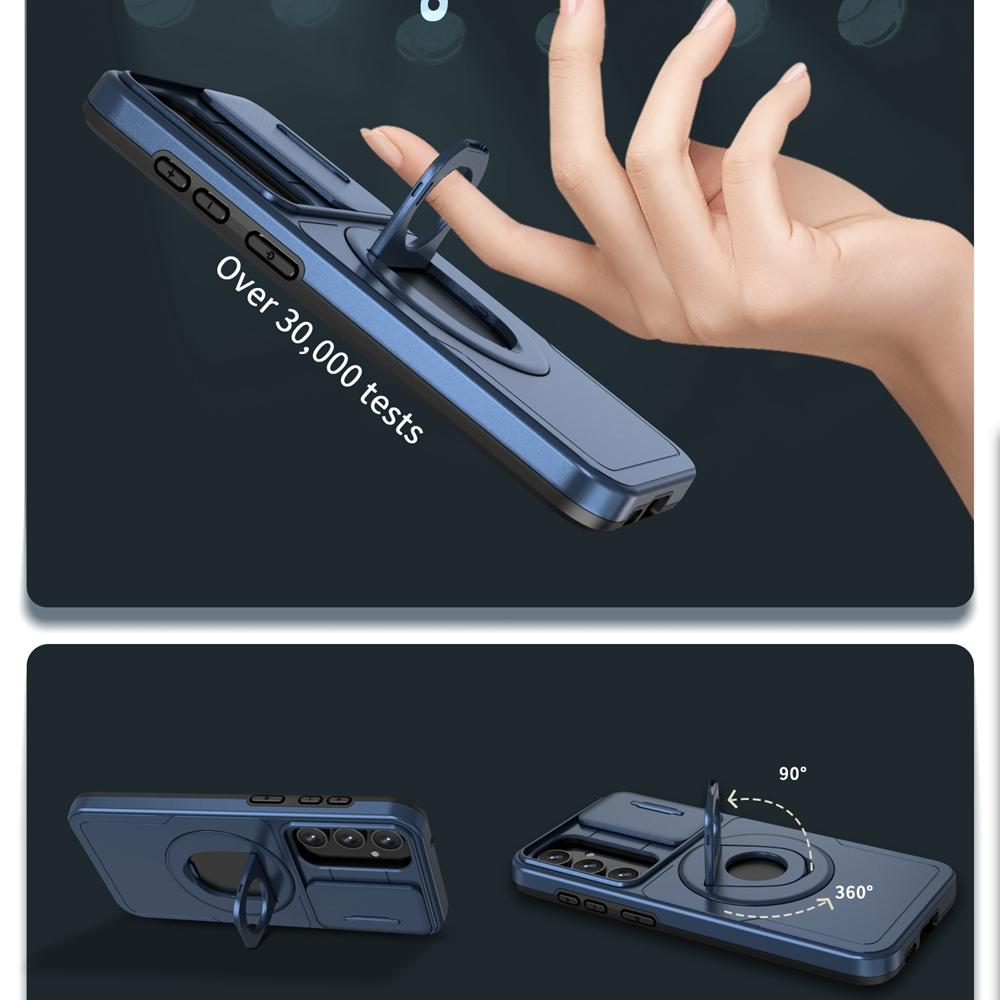Magnetic Case for Funda Samsung Galaxy S23 Ultra S22 Plus Cases Protector Camera Phone Holder Back Cover