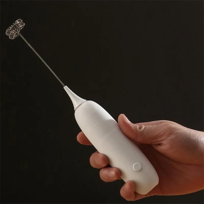 Milk Frother Handheld Cappuccino Maker Coffee Foamer Egg Beater Chocolate Stirrer Mini Portable Food Blender Kitchen Whisk Tool