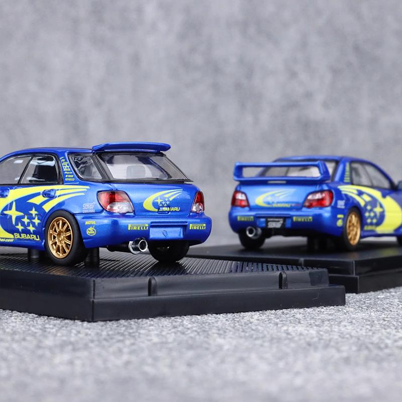 In Stock Furuya 1:64 Subaru Impreza Wrx Sti 8th Generation Rally Painted Series Alloy Miniature Car Models Custom Toys Gifts