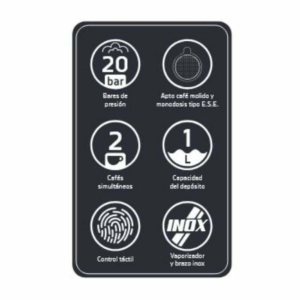 Express Manual Coffee Machine Orbegozo 18309 Black 950 W 20 bar 1 L