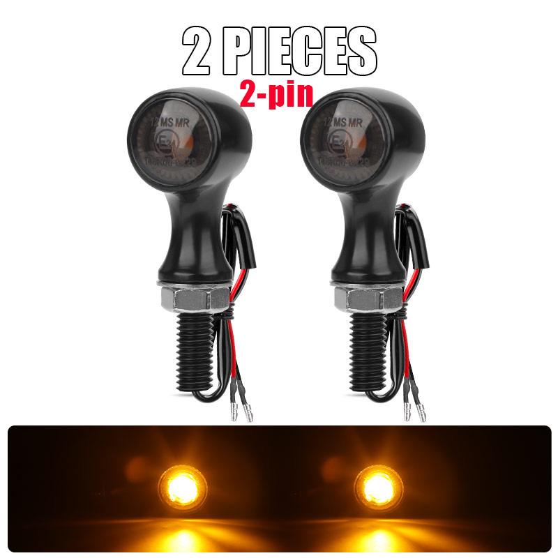 3 In 1 LED Turn Signal Light Indicator Taillight Brake Lamp Blinker for Cafe Racer Bobber Chopper Dyna Motorcycle Lights E24 12V