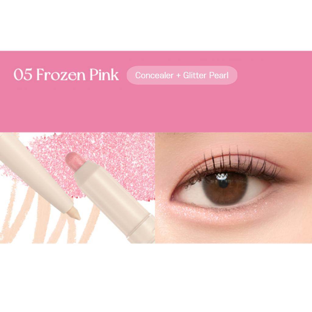 

Палочка для глаз Sugar Twinkle Duo 5 цветов 05. Frozen Pink