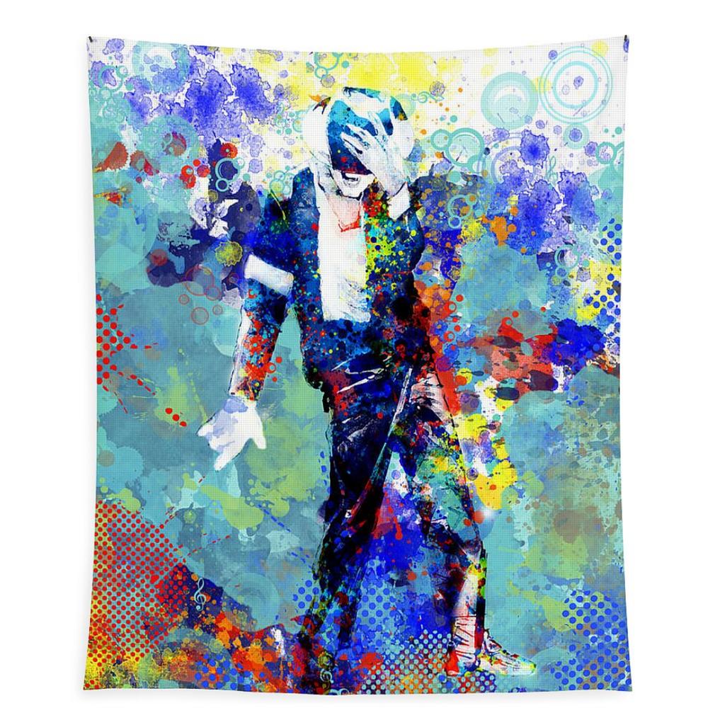 The Final PerformanceMichael Jackson Tapestry Room Wall Decoration Dormitory Tapestry Bar Party Decoration Concert Souvenirs