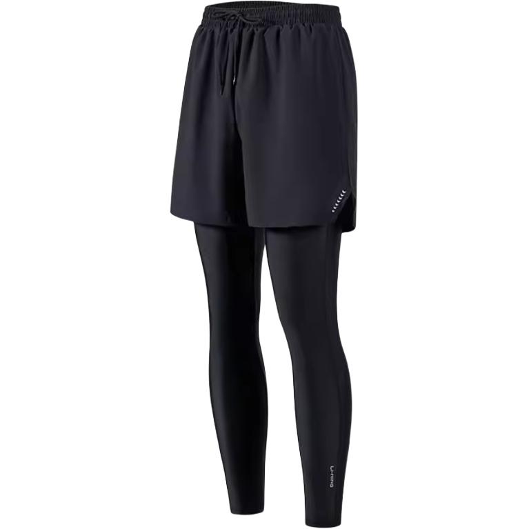 

Li-Ning Comfortable Simple Versatile Sports Mid-Waist Long Pants Beach Pants Men Pants Black LNKW007-1 M