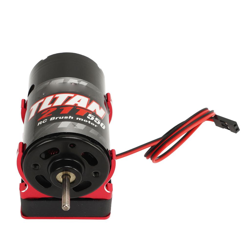 550 Brushed Motor 21T Low Noise Heat Dissipation RC Car Brushed Motor for SCX10 90046