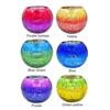Candle Holder Multipurpose Glass Tealight Candle Holder Decoration Electroplated Gradient Colorful