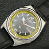 JAPAN VINTAGE SEIKO ACTUS AUTOMATIC 7009A MENS BLACK COLOR DIAL WATCH A702346-5 R124-a702346