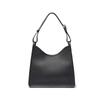 Longchamp Le Foulonné Solid Magnetic Closure Leather Shoulder Bag Women shoulder bag Black 10155021001