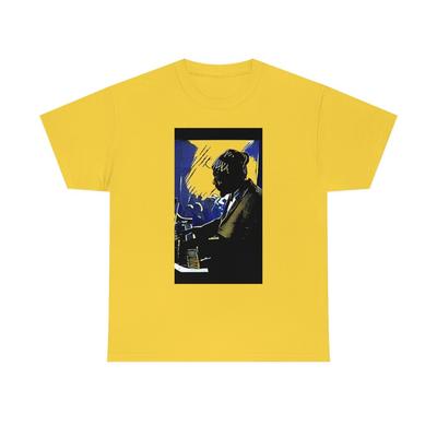 Thelonious Monk Jazz Art Graphic Print Unisex Heavy Cotton T-Shirt