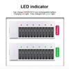 PALO 12 Steckplätze LED-Anzeige Intelligentes Batterieladegerät für AA/AAA NiCd NiMh Wiederaufladbare Batterien 12 Bilder AA Wiederaufladbare Batterien