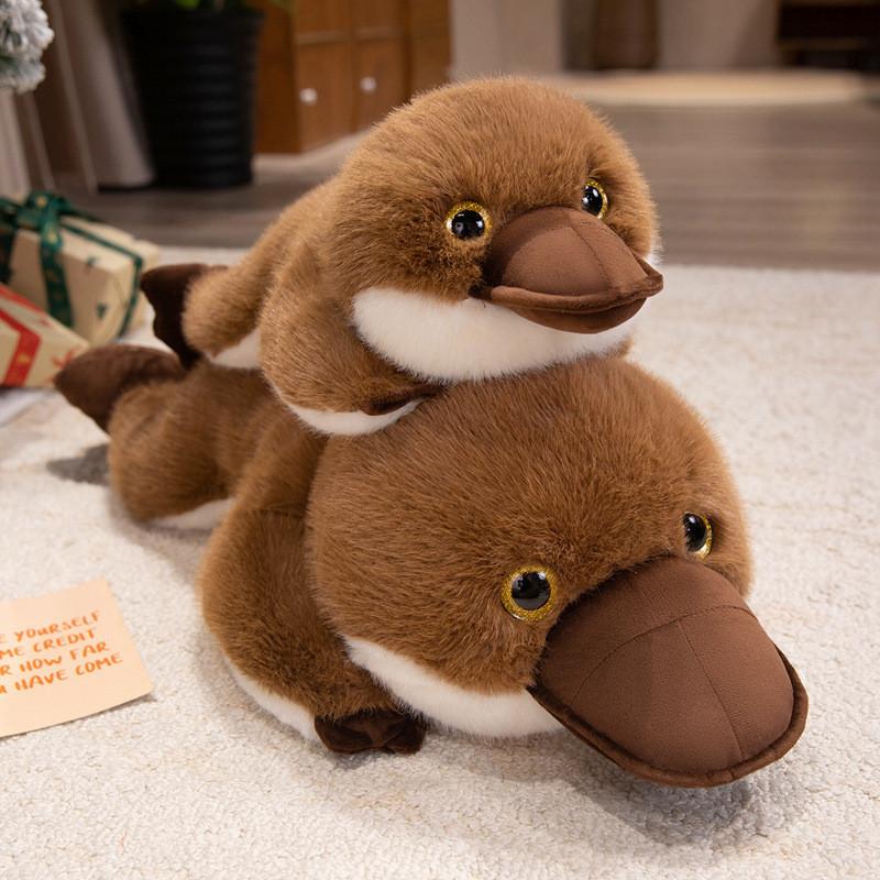 Platypus Plush Doll With Short Fur For Gift For Teens And Plush Collectors Item
