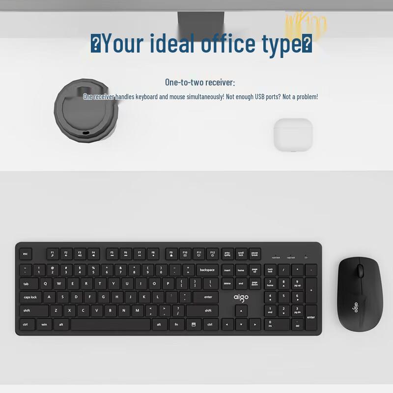 aigo MK100 Wireless Keyboard and Mouse Combo