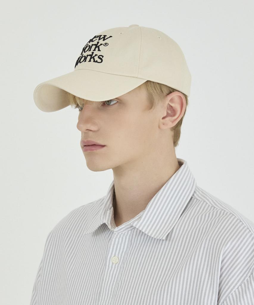 Nyuyogwogseu Mix Logo Ball Cap_ Beige