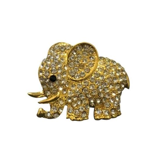 Cute Elephant Rhinestones Car Air Vent Freshener Perfume Clip Diffuser Decor