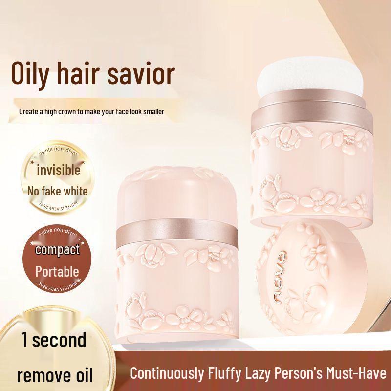 NOVO Feather-light Long-lasting Volumizing Hair Powder - Oil Control & Wash-free Refresh for Lazy Person's Hair Bangs.