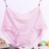 Culotte taille basse pour femme, avec bords noirs en forme de champignon, mignonne, simple, en coton respirant, sous-vêtement triangulaire