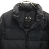 Armani Exchange Leather Switching Down Jacket XS Black Men's Used