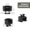 WZP 4PCS Tailgate Bushing Kit, ABS Tail Gate Shock Kit, Tailgate Hinge Pivot Bushing, Replace for E7TZ99430B22A F6TZ99430B23AA, Compatible with Dodge