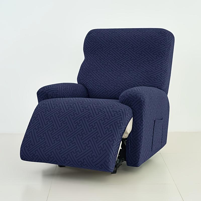 1/2/3/4 Seater Recliner Elastic Sofa Covers Thicken Jacquard Stretch Armchair Reclining Sofa Slipcover Relax Chair Covers