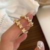 Elegant Enamel Butterfly Flower Adjustable Ring - Stylish, Versatile, High-End Design