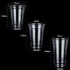 New 95mm Cup And Lids Plastic Transparent Disposable Cup Milktea Cup