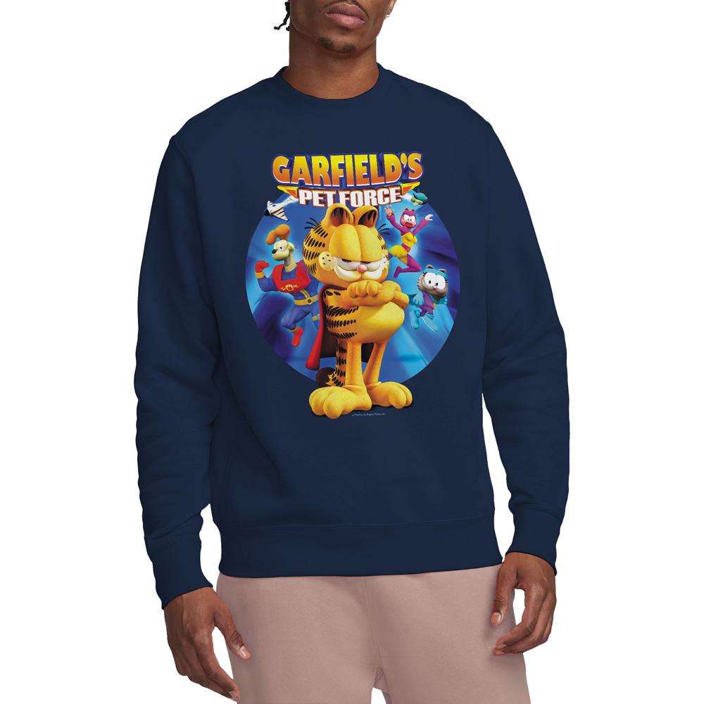 Garfield Unisex Adult DVD Art Sweatshirt