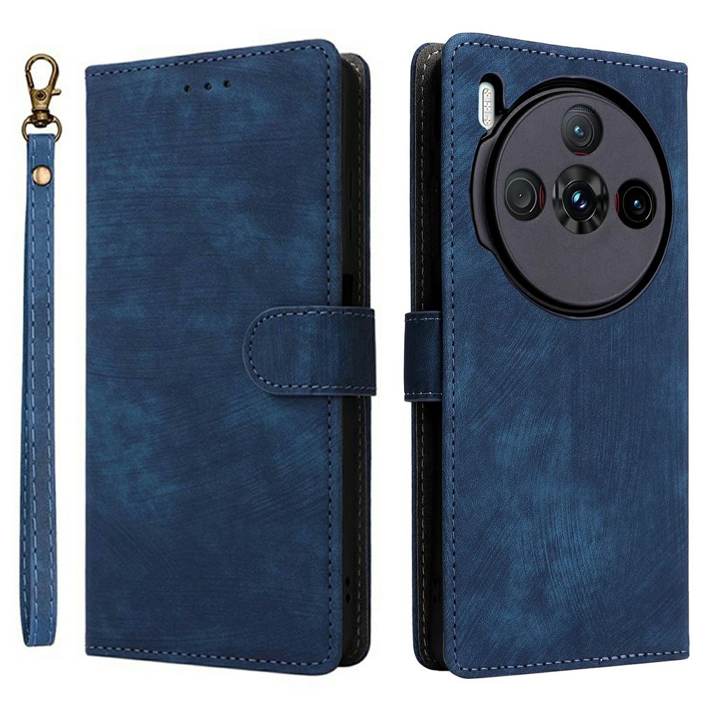 עבור ZTE nubia Z60S Pro 5G מארז ארנק RFID חסימת כיסוי עור PU נוף סטנד