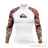 Quiksilver Long Sleeve Rash Guard Men UV Protection Quick Dry Surfing Dive Top