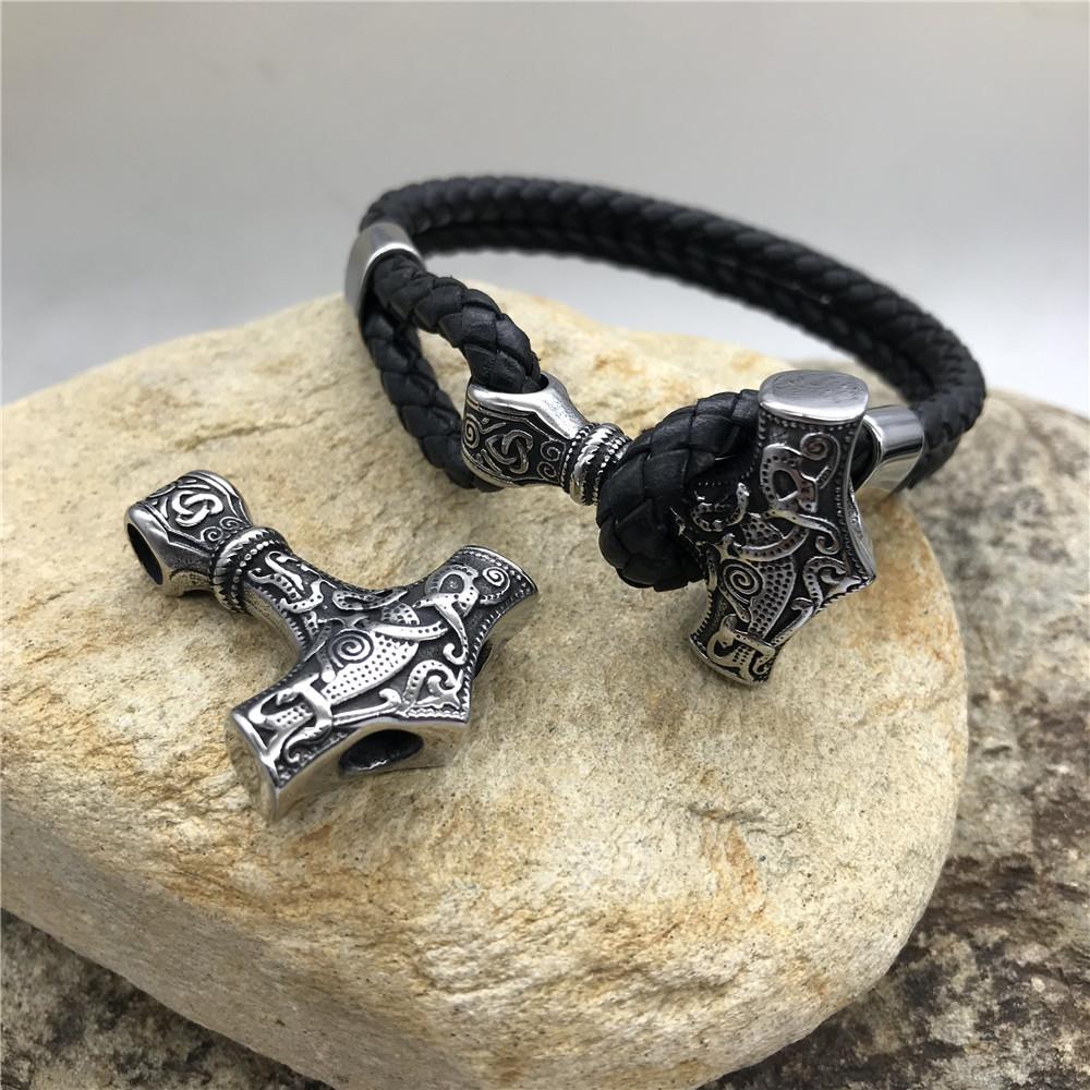 Thor Hammer Pendant Animal Thor Hammer Bracelet Necklace
