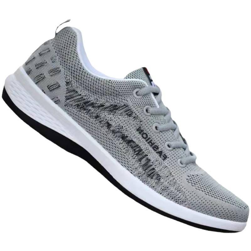 New summer breathable casual trendy shoes men's board shoes versatile Korean version mesh sports shoes old Beijing cloth shoes men
